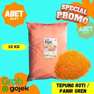B Tepung Roti Orange Only Karung 10Kg - Kemasan 10 Kg Oren Panir Risoles Bread Crumbs