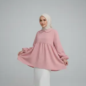 Atasan Wanita Ala Style Korea Simple Anggun & Nyaman - Yura Blouse By Qiss Fashion