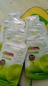Product Review of 【Fajazz】【COD】Pewarna Rambut Beli 5 Gratis 1 Masker Rambut=160ML, Pewarna Rambut Alami, 2 in 1 Pewarna dan Perawatan, Pewarna Rambut Unisex, Pewarnaan Cepat, Cocok untuk Rambut Putih from S**y a**d 0