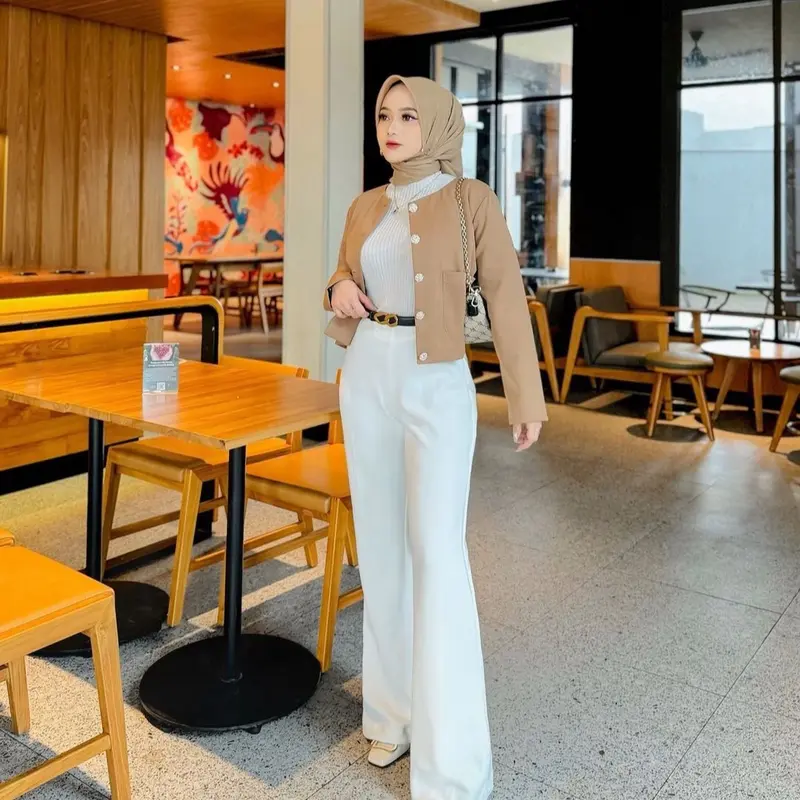 Celana Kulot Skuba Cutbray Highwaist VOL 1 Scuba 4