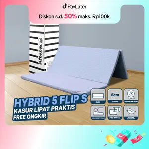 Kasur Lipat Busa IN THE BOX Hybrid 5 Flip S