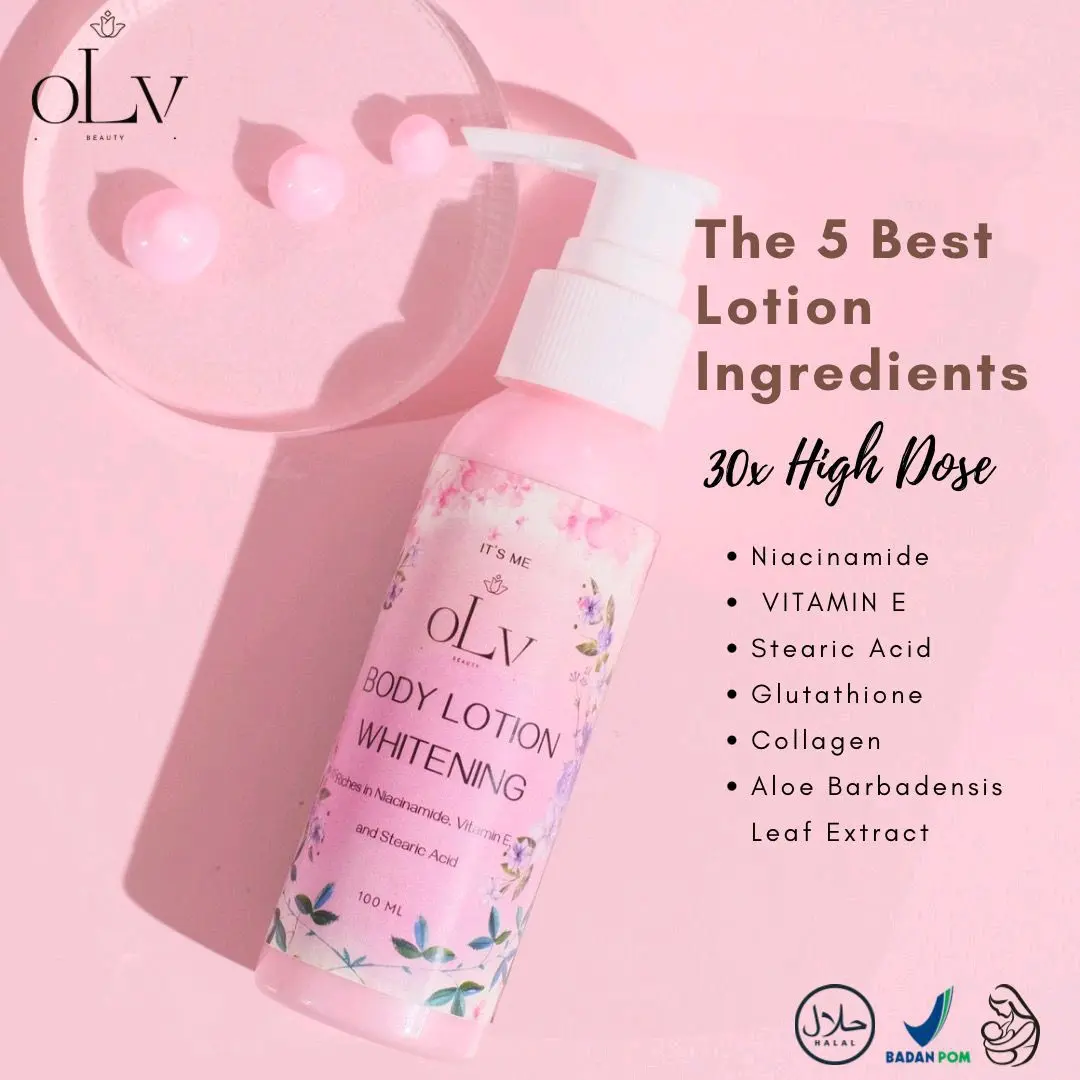 OLV BEAUTY BODY LOTION WHITENING ORIGINAL 100% / BODY LOTION OLV BEAUTY