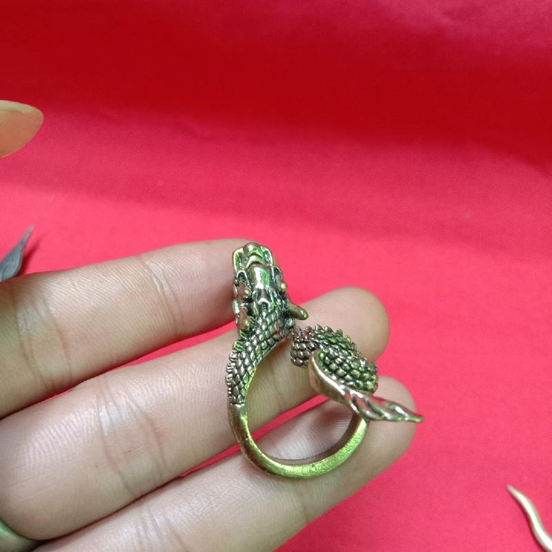 Cincin Kostum Multifungsi Bentuk Ular Naga 5