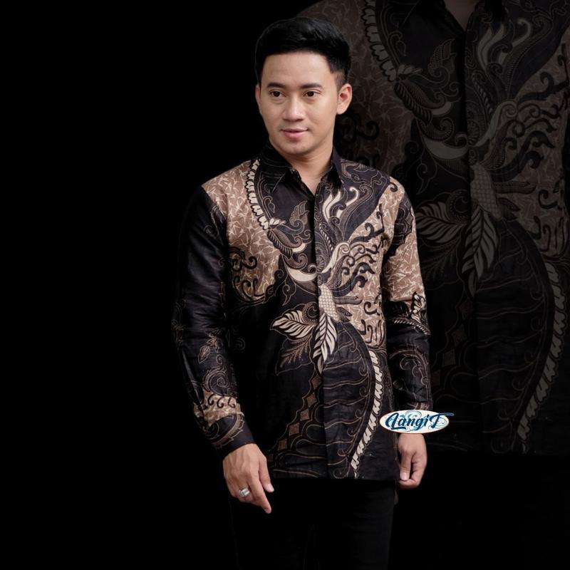 Product Introduction of KEMEJA BATIK PRIA LENGAN PANJANG MOTIF RAHWANA RAJA KEMEJA TERBARU Katun Seragam Pekalongan Baju 3