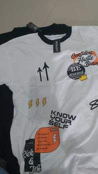 Product Review of BUY 1 GET 3 RICKANDJEFF Kaos Oversize  Unisex Pria Wanita Cotton Combed 24s Bayar 1 dapet 3 kaos from m** 0