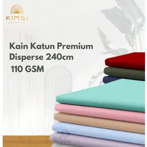 Kain Meteran Bahan Katun Polos Micro/Disperse Premium Polos Tebal / Background foto / Bahan Kain Meteran Katun Polos / Bahan Kain Sprei Piyama