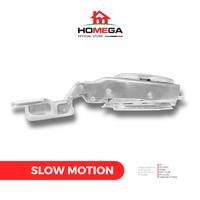 Gambar HOMEGA Engsel Sendok Stainless Steel HSG Slow Motion Soft Close - 1 Set = 2 Pcs - Engsel Lurus dari Homega Indonesia Kota Administrasi Jakarta Barat 3 Tokopedia