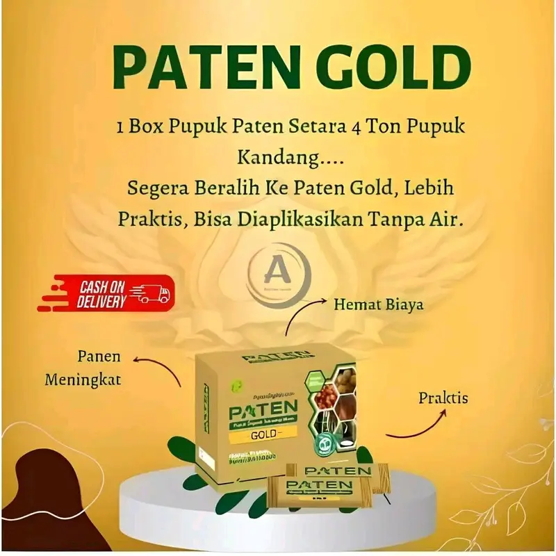 PAKET 3 BOX PUPUK PATEN GOLD Untuk Sawit Dan Tanaman Keras Original 1