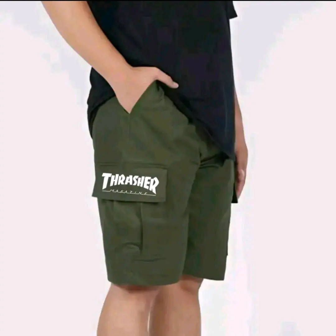Celana Pendek Cargo rib pria,100 ribu 4 pcs Casual Shorts Santai Twill Nyaman Distro