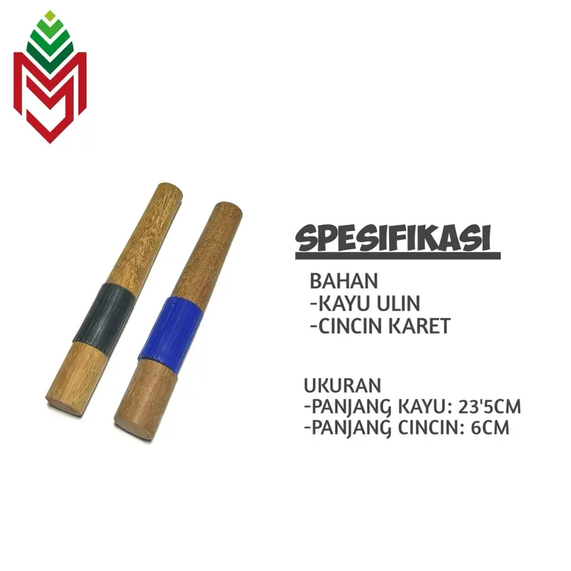 Bangjm Klem Dalam Pipa Egrek Anti Slip Bahan kayu Ulin 1