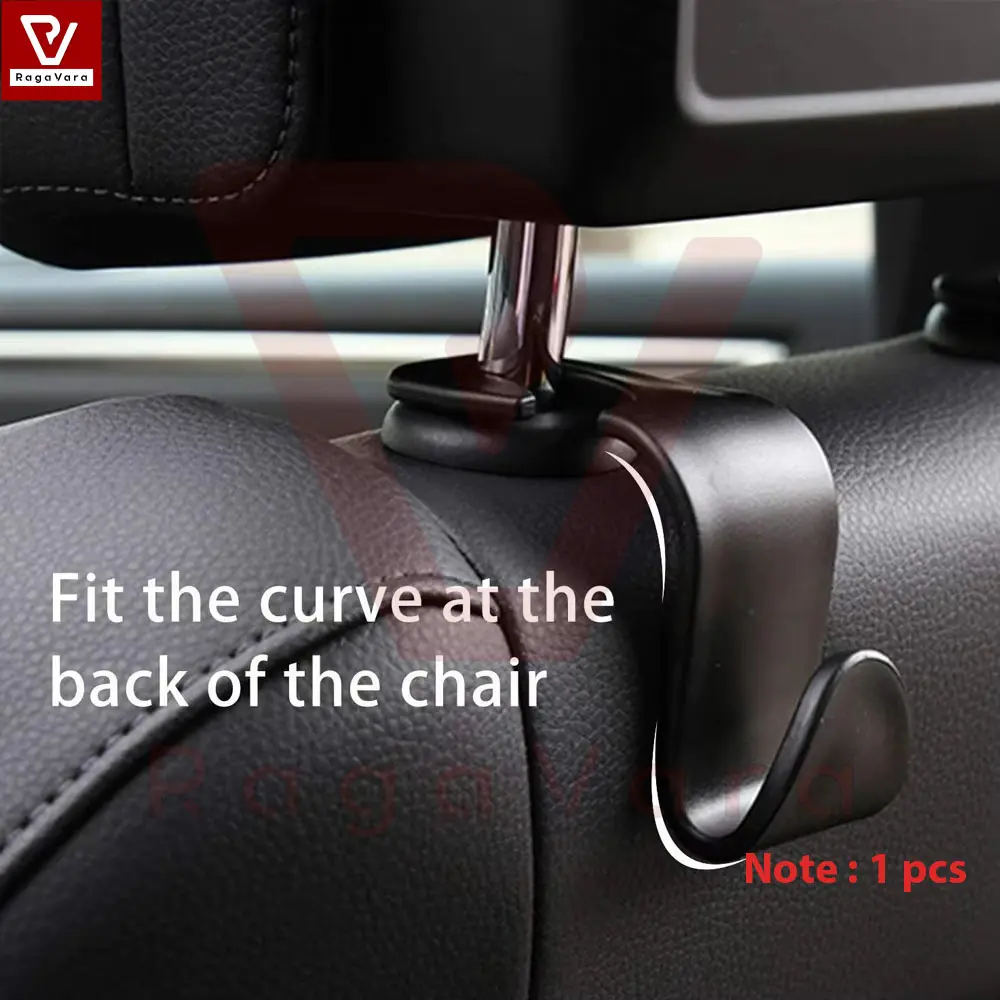 Gantungan Organizer Barang Mobil Car Headrest Hook Hanger Plasti