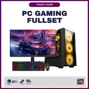 PC Gaming Fullset Ryzen 5 5600G | 16GB | 512GB | Monitor 24 Inch