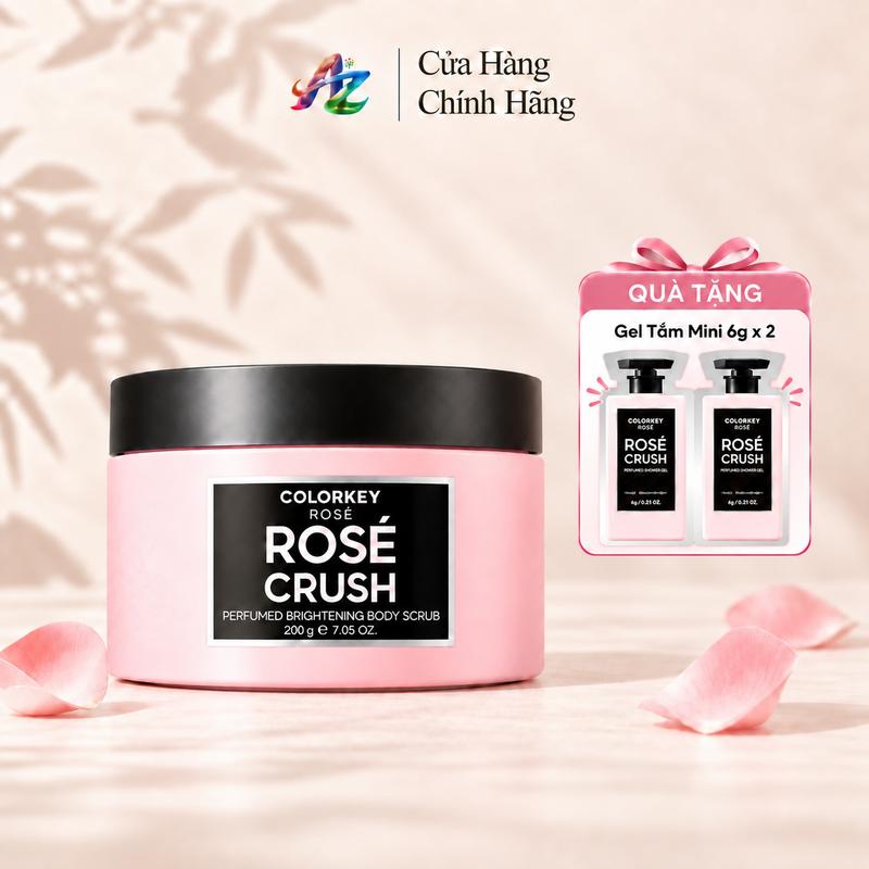 Tẩy Tế Bào Chết BODY - COLORKEY ROSÉ Hỗ Trợ Dưỡng Sáng Da Mềm Mịn, Lưu Hương Tr
