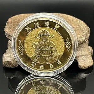 4.5cm Feng Shui Koin Emas Souvenir Gold Coin Koin Dewa Rejeki Pajangan Koleksi  Feng Shui Koin Emas Untuk Membawa Keberuntungan