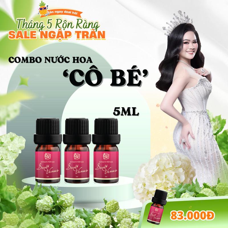 [Combo 3]Nước Hoa Chổ Ẩn - 5ML VCSC- hỗ trợ làm thơm chổ ẩn. 0