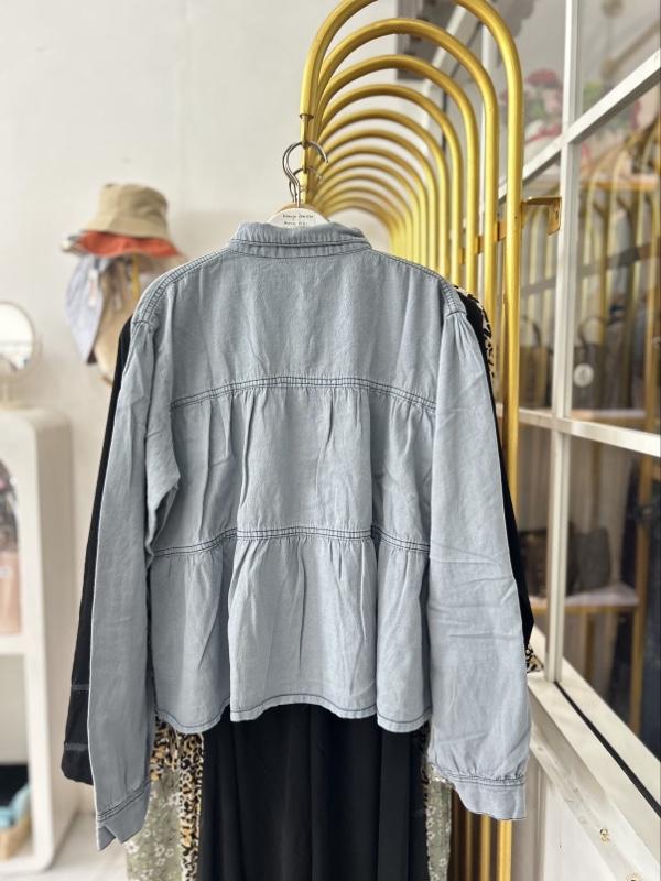 NUMALA KEMEJA JEANS REMPEL KEKINIAN WANITA HITS MASA KINI