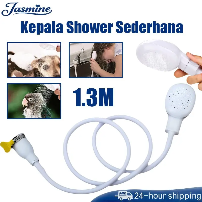 Pancuran Mandi Mini Portabel Pancuran untuk Kamar Mandi & Toilet Pancuran Portabel Bahan PVC Sederhana dan Praktis