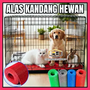 ALAS KANDANG HEWAN || KUCING ANJING REPTIL TORTO KURA || KARPET JARING