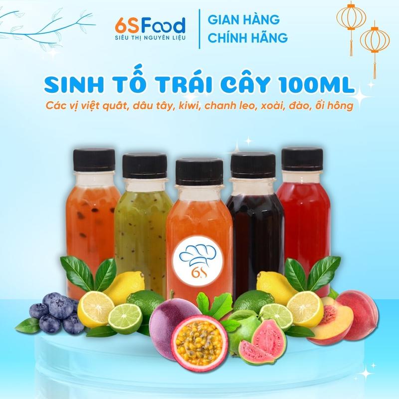 Sốt Trái Cây Đầy Đủ Các Hương Vị Dung Tích 100ml- Dùng Để Ăn Kèm Panna Cotta, Pha Chế Các Loại Nước Giải Khát 6SFOOD
