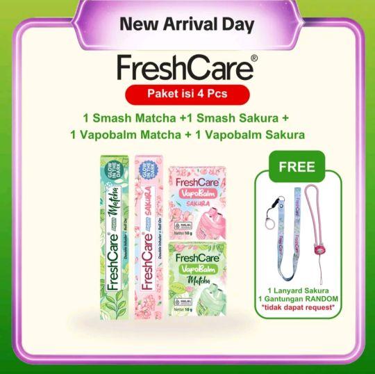 SIAP KIRIM READY STOK 1 BOX NEW FRESHCARE SMASH SAKURA PINK BOX LIMITED EDITION + MATCHA SIAP KIRIM READY STOK 1 BOX NEW FRESHCARE SMASH SAKURA PINK BOX LIMITED EDITION + MATCHA