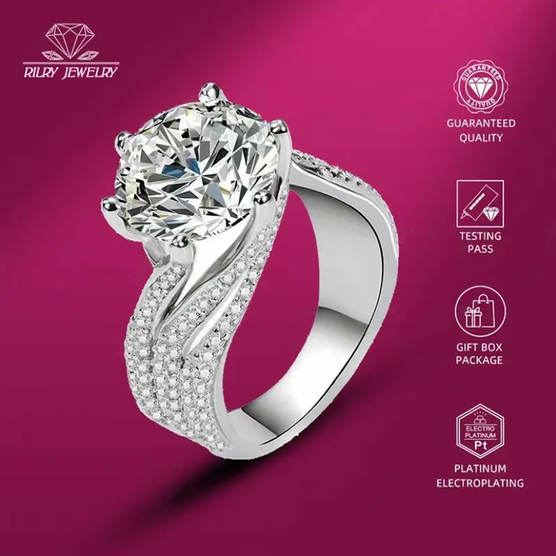 Cincin keabadian | Cincin wanita elegan high quality Grade VVS1 grade 5A original store cantik elegan lapis anti karat anti luntur anti berubah warna 1
