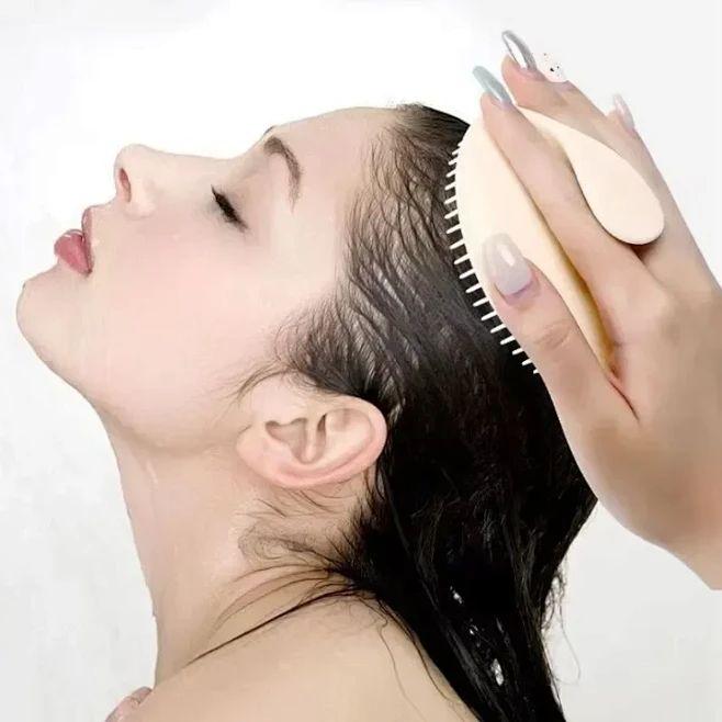 Product Introduction of Sikat cuci rambut, pijat kepala, sikat pijat rambut, sikat untuk rambut kering dan basah-FZX 5