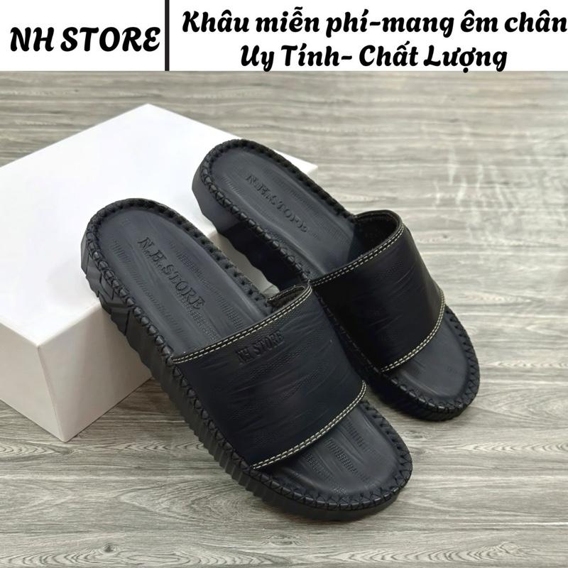 Dép Đẹp Mẫu Mới Mang Bao êm Chân Dép Nam Da Vân Thái cao cấp.Dép Nam Đẹp 2024 Bản ngan Quai Da. Được khâu chỉ toàn bộ đế đúc cao su mang vào thoải mái và êm DéP Shoes Nhung Slipper Jean Đế Bằng