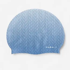 NABAIJI Topi Renang Silikon Bermotif Tahan Air