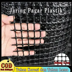 50M Jaring Pagar Plastik Ayam Unggas Jaring Pembiakan sawah Taman Pagar Jaring kebun pelindung outdoor net jala Super Ketahanan Anti Korosif