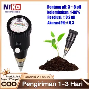 Alat Penggukur Tanah 2 in 1 Pen Type PH Meter Soil Analyzer Tester Meter Alat Ukur PH Tanah