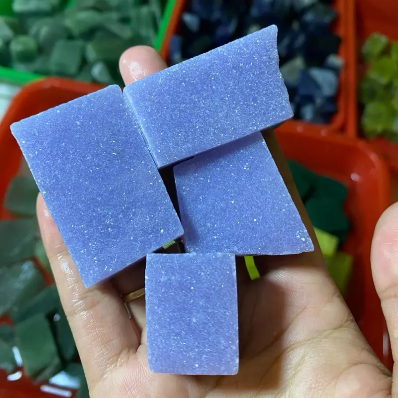 Batu bahan natural giok ungu/harga satuan