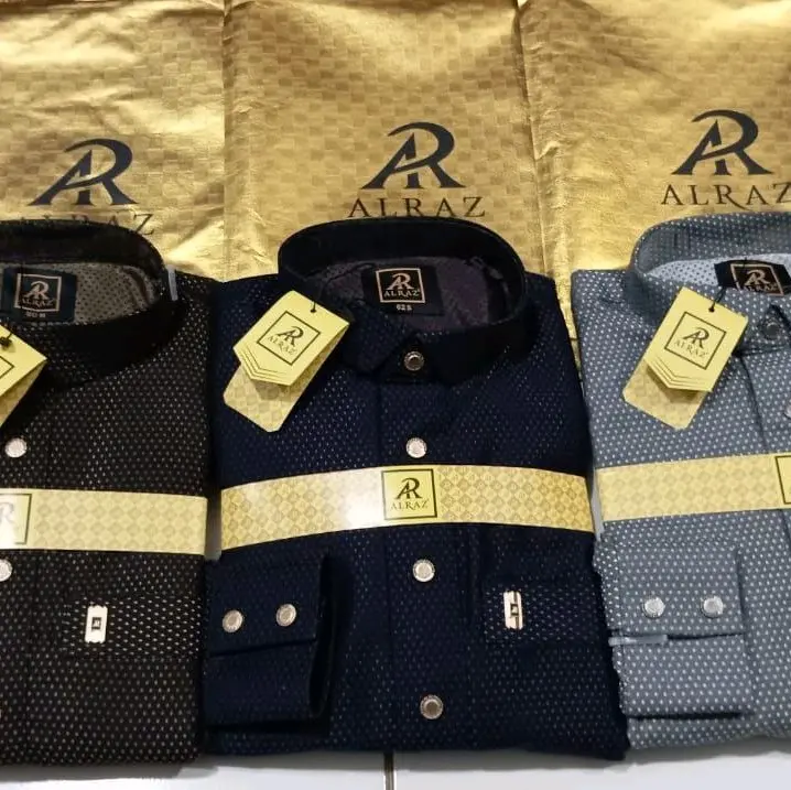 JUBAH AL RAZ MODEL ASMAN / JUBAH AL RAZ WOLL MOTIF BINTIK / JUABH AL RAZ DEWASA 1