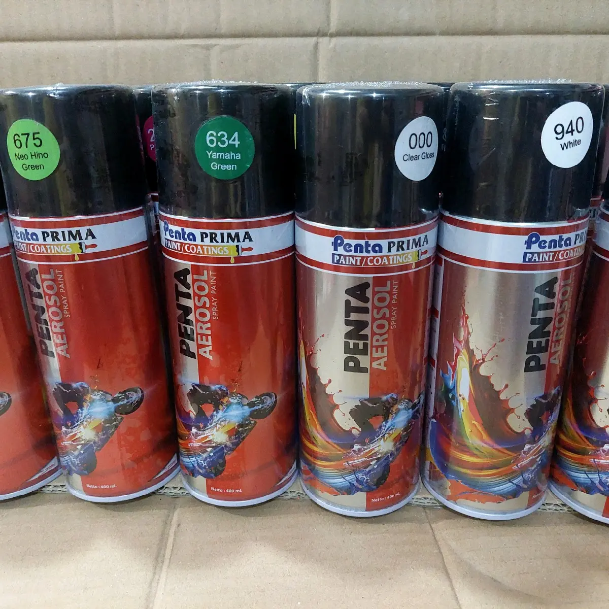 Cat Semprot Penta Aerosol Premium 400cc Pylok Pilok Pilox  Tahan Bensin Bukan Diton Samurai Paint