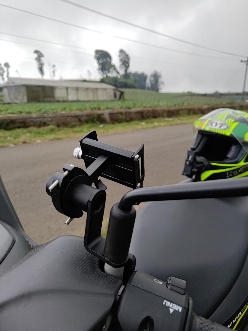 Product Introduction of ( FULLSET ) Holder Motor MoTo Phoenix X-50 Pro Full Logam dengan Bracket Extention Spion Motor Phone Holders & Mounts 20