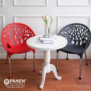 Panen Kursi Modelux / Kursi Teras /Kursi Estetik /Kursi Mamasan /Kursi Tamu Minimalis /Kursi Cafe Besi Chairs Sandaran