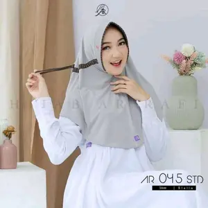 Hijab jilbab Ar 045 std garis by Arrafi