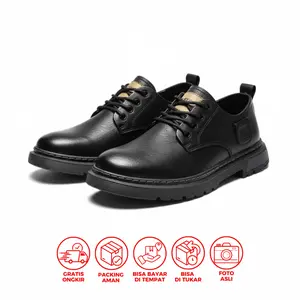 Sepatu  Formal Pria Hitam/coklat Pantofel Kerja Kantor Kuliah Sekolah