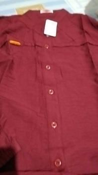 Product Review of ROSELLA BLOUSE POLO LINEN . baju Atasan Santai from M**i Y**a 1