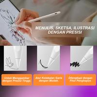 Gambar [SOUNDIFY] Smart Pencil Stylus Pen Touch Screen Universal Multifunctional For IOS Android HP Tablet - Pen Universal - Putih dari soundify Kota Administrasi Jakarta Utara 2 Tokopedia