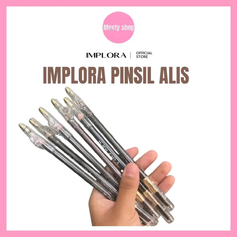 IMPLORA PENSIL ALIS | Black | Grey | Brown | Dark Brown Tahan Lama Eyebrow 0