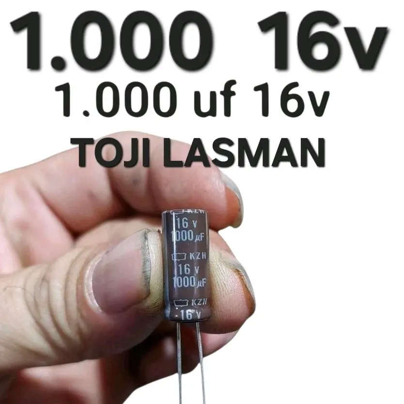 ( 1.000 uf 16v ) elko elco 16v1000uf  1000 uf micro mf mikro 16 v volt mikro 1000uf 1.000uf 16 v volt 16v1000 16v1000mf toji lasman