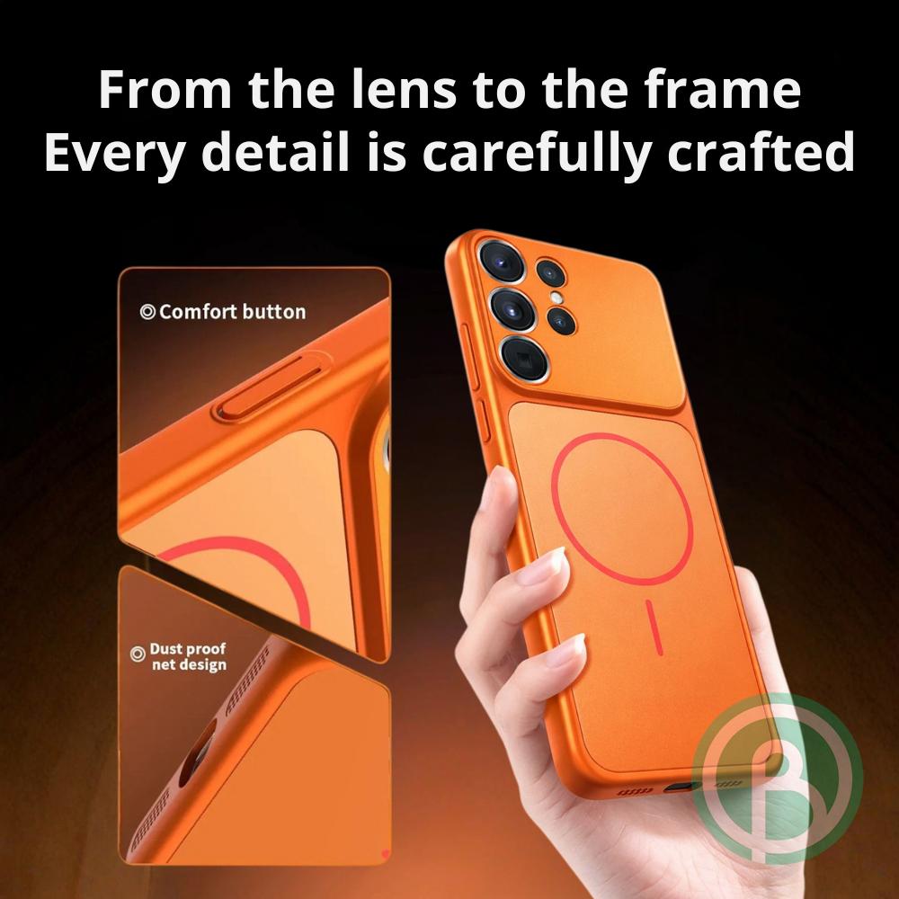 Bunso ECLIP Soft Case untuk SAM S26 Ultra Edge Plus FE S25 S24 S23 A57 A37 A17 A07 A56 A36 A26 A16 A06 A55 A35 5G 4G Magnetic Acrylic Organic Silicone Nano Matte Slim Cover Casing Silikon Lens Camera Protection Viral S26Ultra S25Ultra S24Ultra S24FE