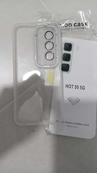 Product Review of Baifu - Hybrid Case Clear Case Infin1x Hot 50 4G Hot 50 5G Hot 50 Pro Plus from A**💫 0