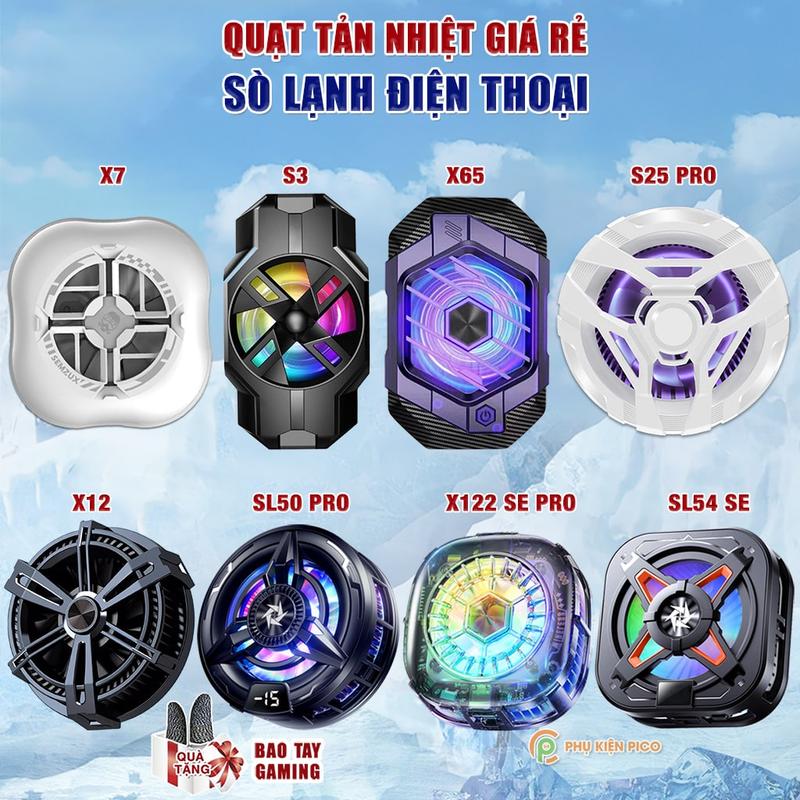  Quạt tản nhiệt điện thoại sò lạnh Memo CX07   S19   J20   K13 Max   X65   X12 Plus   CX10   CX15   J86 Pro - Sò lạnh tản nhiệt giá rẻ 2025 Phụ Kiện 