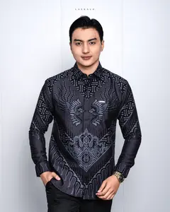 Laskala Batik Premium Windu Kemeja Batik Pria Slimfit Lengan Panjang