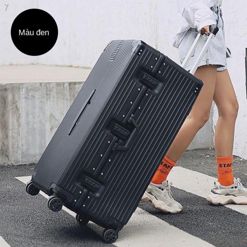 Vali siêu to khổng lồ khóa sập khung nhôm, nhựa cứng PC chống va đập 902 size 28 32 34inch