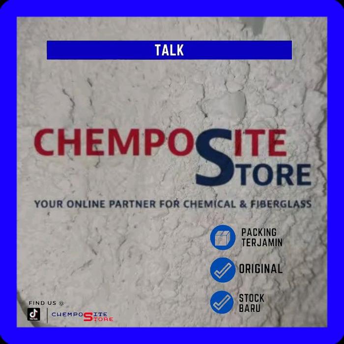 Jual talc liaoning powder / talcum / tepung dempul resin kemasan 1kg ...