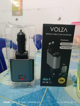 Product Review of Volza Retractable Charger (4in1) Kabel Fast Charging Cable Adaptor Aluminium Panjang iphone from I**a 1