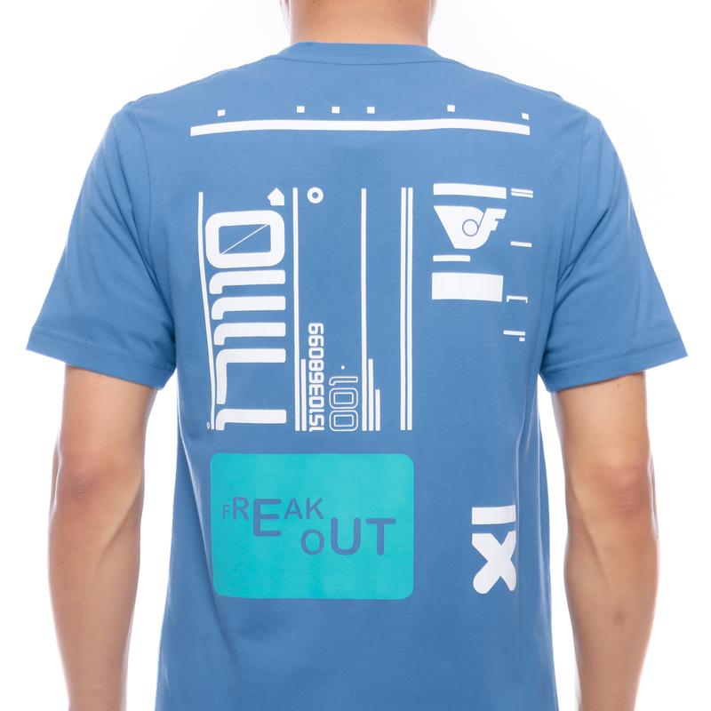 Product Introduction of Freakout T-shirt Kaos Unisex Reguler-Big Size Jumbo M-L-XL-2XL-3XL-4XL Cotton Combed 24s Distro Pria Warna Steel Blue Abu Baju Nyaman Sablon Katun Pendek Panjang Stiker 24