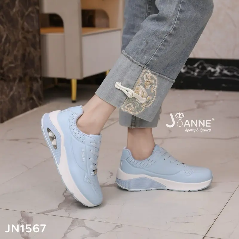JOANNE Leather Casual Sport Sneakers Shoes Sepatu Wanita JN1567 7